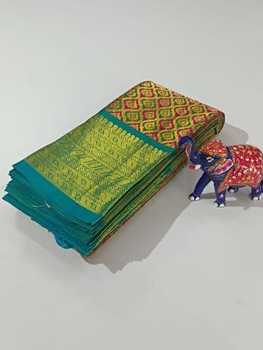 THIRUBHUVANAM HF ZARI SILK SAREE WITH BLOUSE